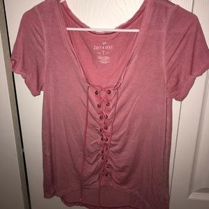 Pink American Eagle tshirt